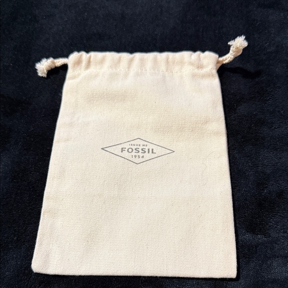 Fossil Beige Drawstring Pouch - Picture 1 of 4